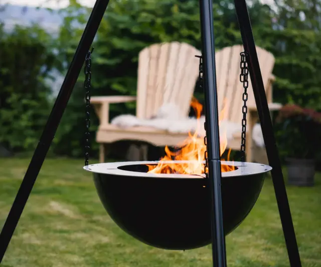 Espegard Bålpanne Rein Premium 60 Stilfull og nesten helt røykfri bålpanne 