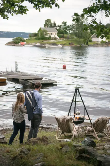 Espegard bålpanne 60 Bålpanna skaper et rom ute for alle 