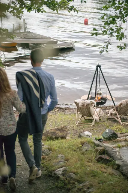 Espegard bålpanne 60 Bålpanna skaper et rom ute for alle 