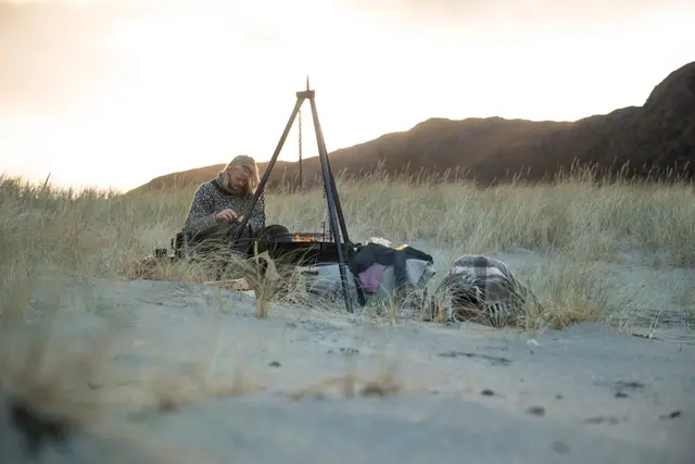 Espegard bålpanne 60 Bålpanna skaper et rom ute for alle 