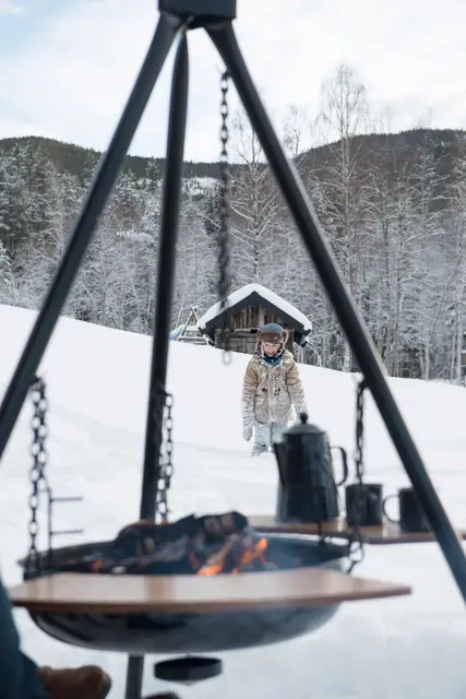 Espegard bålpanne 60 Bålpanna skaper et rom ute for alle 