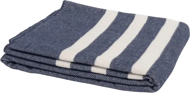 Espegard Ullpledd Blå 100% ull 