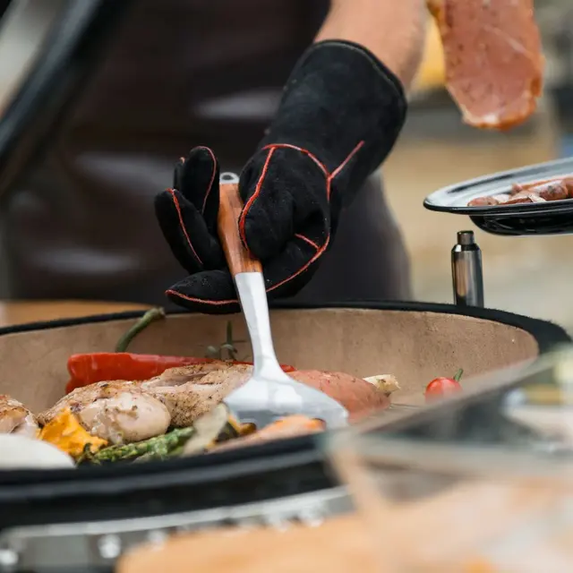 Espegard Grillsett 3 deler med skinnetui 