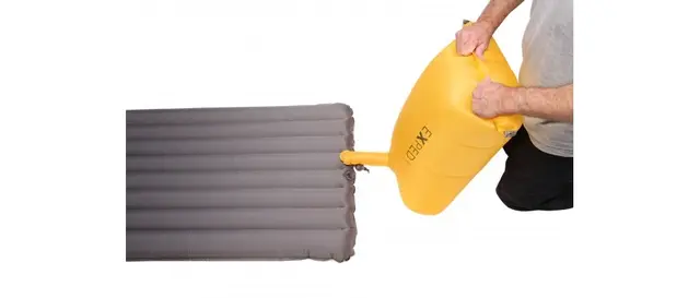 Exped Schnozzel Pumpbag UL M Pumpe og pakksekk i ett! 