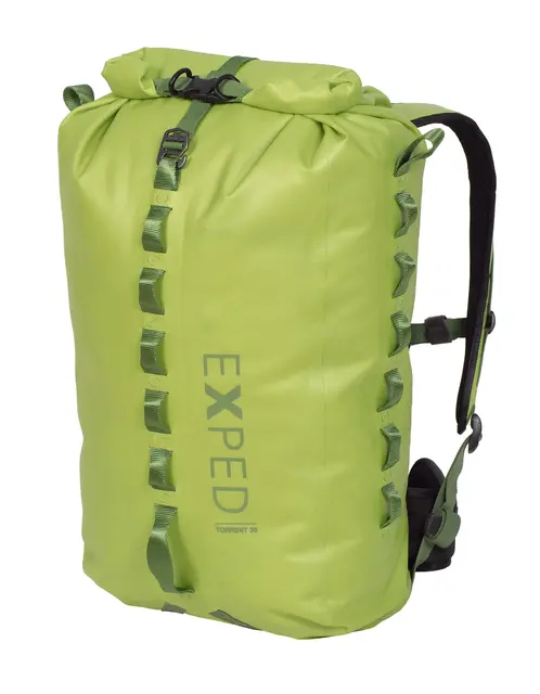Exped Torrent 30 L Lime Solid vanntett ryggsekk 