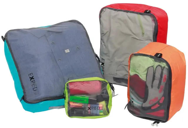 Exped Mesh Organiser UL Set Kit med 4 pakksekker 