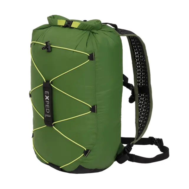 Exped Cloudburst 15 L Forest Ultralett vanntett roll-top ryggsekk 