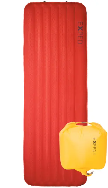 Exped MegaMat Lite 12 MW Ruby Red Allsidig, mykt og varmt liggeunderlag 