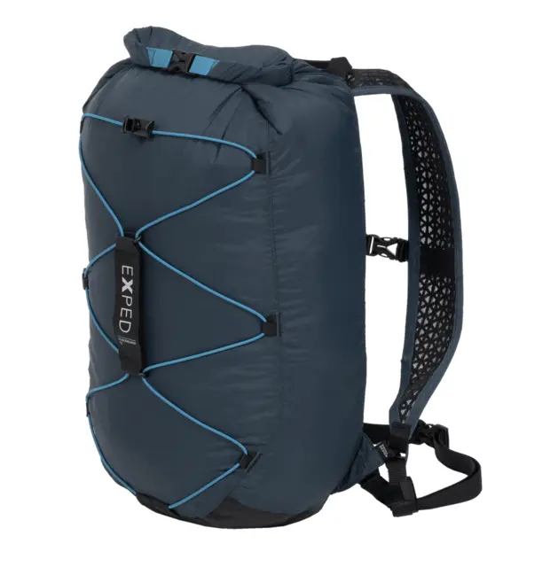 Exped Cloudburst 15 L Navy Ultralett vanntett roll-top ryggsekk 