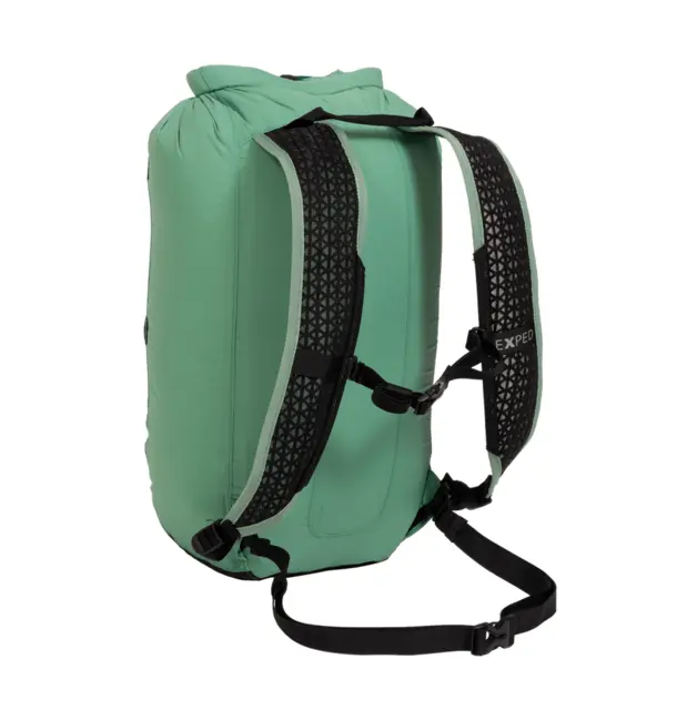 Exped Cloudburst 15 L Sage Ultralett vanntett roll-top ryggsekk 