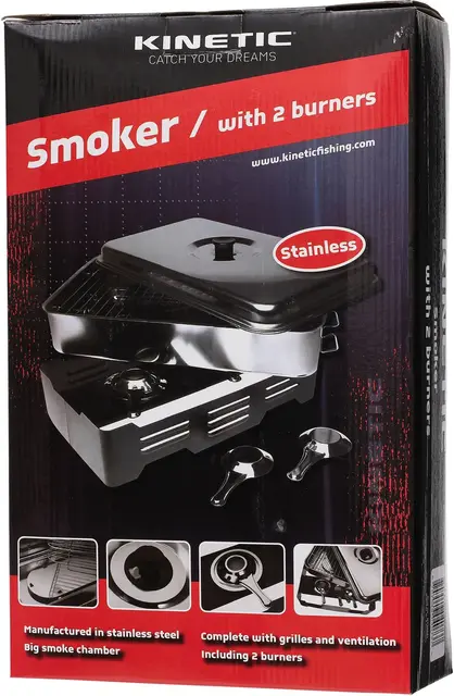 Kinetic Røykovn Røykovn med 2 brennere 