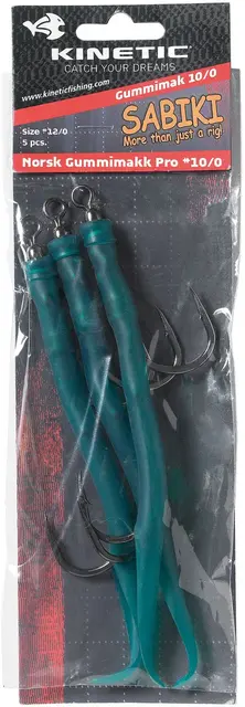Kinetic Norsk Gummimakk Pro Green #10/0 