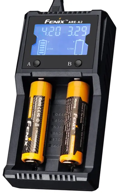 Fenix ARE-A2 Batterilader Smart 2-kanals lader 