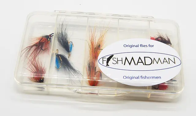 Fishmadman Salmon Treble Hooks Set Inkludert boks 