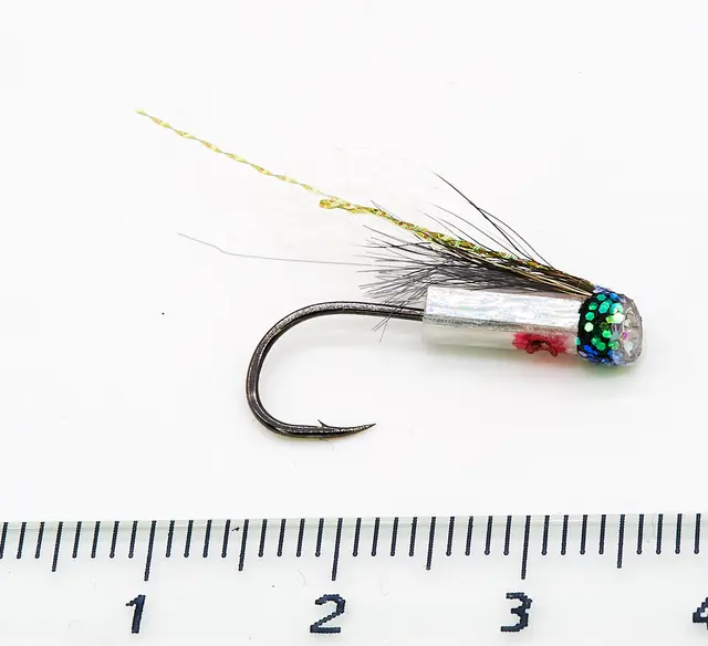 Fishmadman V-Fly Hitchman Pearl #10-14 Kjøp 12 fluer få gratis flueboks 