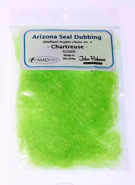 FishMadMan Arizona Seal Chartreuse Dubbing 