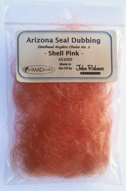 FishMadMad Arizona Seal Shell Pink Dubbing 