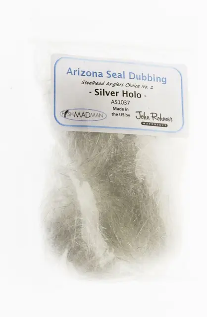 FishMadMad Arizona Seal Silver Holo Dubbing 