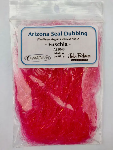 FishMadMan Arizona Seal Fuschia Dubbing 