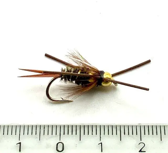 Prince Nymph-Double Bead Brown #10 