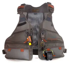 Fishpond Flint Hills Vest Gravel Effektiv fluevest som bygger minimalt