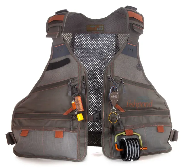 Fishpond Flint Hills Vest Gravel Effektiv fluevest som bygger minimalt 