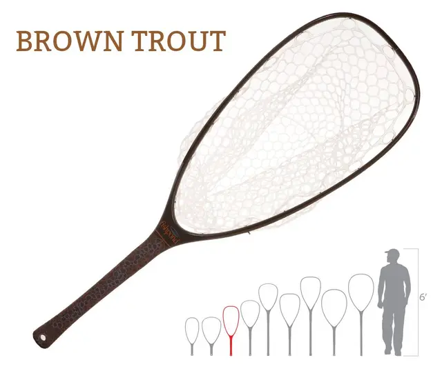Fishpond Nomad Emerger Net Brown Trout 