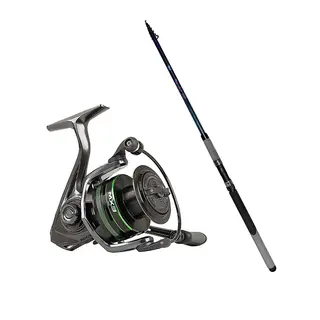 Elbe Eggedal teleskop &#248;rret 4,5m 7-28g Fiskesett med Mitchell MX3 Spin 2000 FD