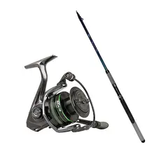 Elbe Eggedal teleskop &#248;rret 4,5m 7-28g Fiskesett med Mitchell MX3 Spin 3000 FD