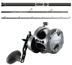 Okuma Cortez Black CZ12C Sa - 30-50lbs Pakke med stang og snelle