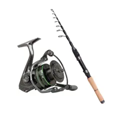 DAM Shadow Tele Minispin 8&#39; 7-20g Fiskesett med Mitchell MX3 Spin 3000 FD