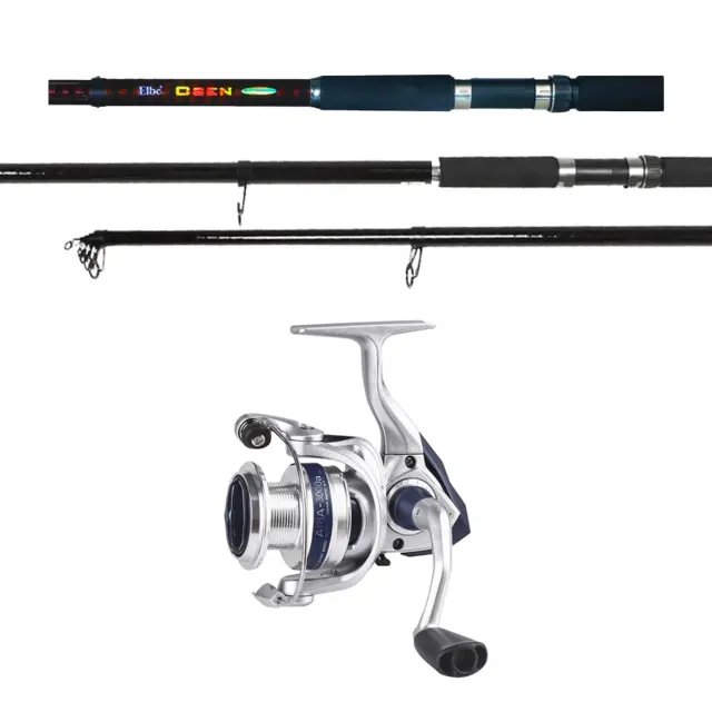 Elbe Osen lakseteleskop 5m 35-80g Okuma Aria Spinning 6000A 