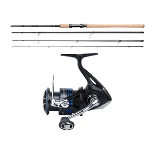 DAM Nanoflex Pro+Seatrout Stick 11&#39;2&quot; Shimano Nexave FI 2500 - Pakke