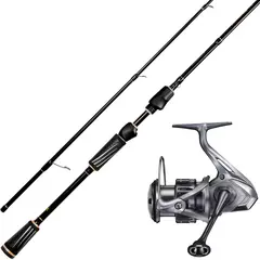 Westin BattleStick 7&#39;4&quot; Jig Special Shimano Nasci 2500 FC