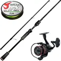 Westin BattleStick 7'4" Topwater Okuma Ceymar HD 2500A, Daiwa J-Braid
