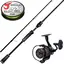 Westin BattleStick 7&#39;4&quot; Topwater Okuma Ceymar HD 2500A, Daiwa J-Braid