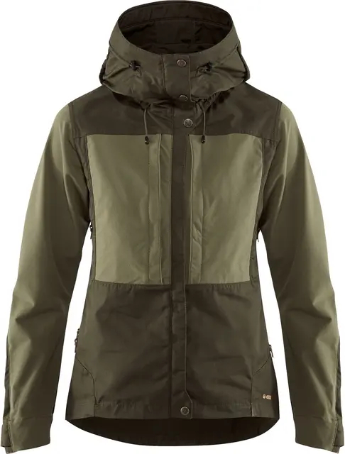 Fjällräven Keb Jacket W Green L Deep Forest-Laurel Green, dame 