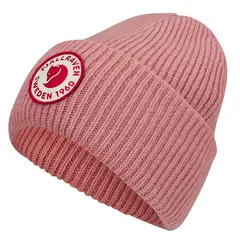 Fj&#228;llr&#228;ven 1960 Logo Hat Dusty Rose Behagelig strikkelue i lammeull