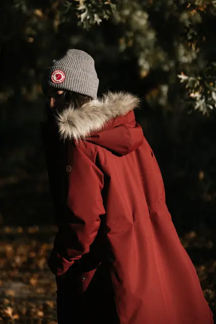 Fjällräven 1960 Logo Hat Mustard Yellow Behagelig strikkelue i lammeull 