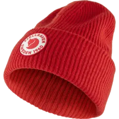 Fj&#228;llr&#228;ven 1960 Logo Hat True Red Behagelig strikkelue i lammeull