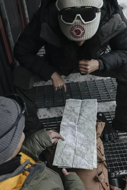 Fjällräven 1960 Logo Hat Mustard Yellow Behagelig strikkelue i lammeull 