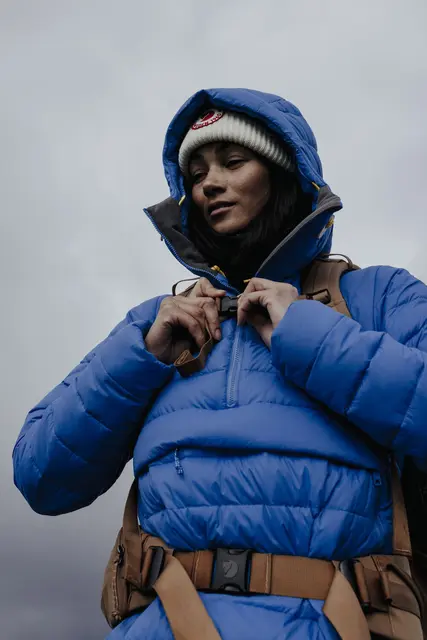 Fjällräven 1960 Logo Hat Mustard Yellow Behagelig strikkelue i lammeull 