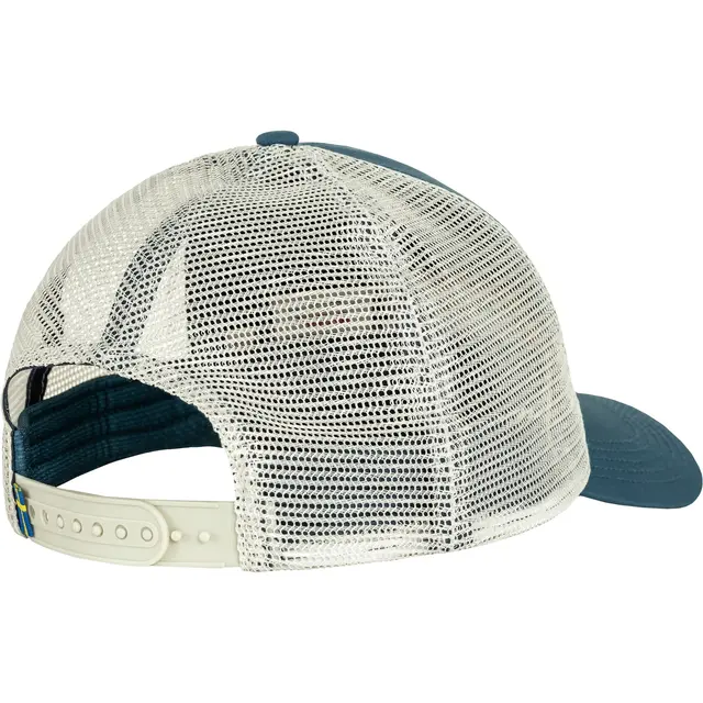 Fjällräven 1960 Logo Långtradarkeps L/XL Indigo Blue komfortabel trucker caps 