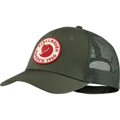 Fj&#228;llr&#228;ven 1960 Logo L&#229;ngtradarkeps L/XL Deep Forest komfortabel trucker caps