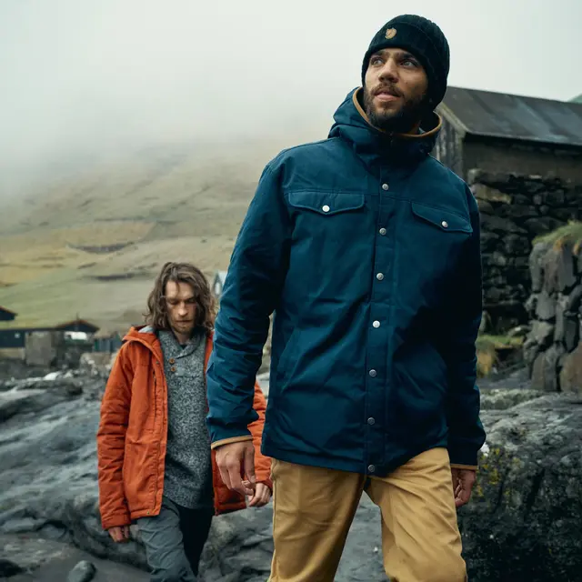 Fjällräven Byron Hat Olive Dobbletstrikket lue i ull 