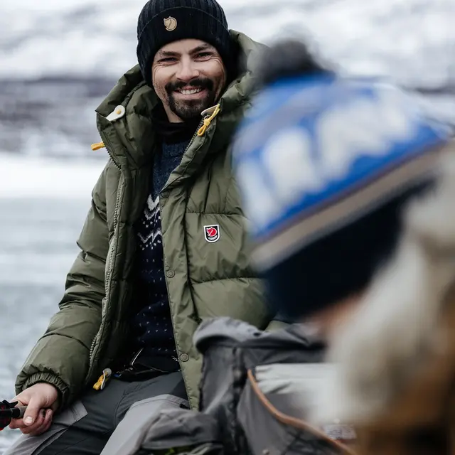 Fjällräven Expedition Down Jacket M L Isolert dunjakke til herre i Navy 