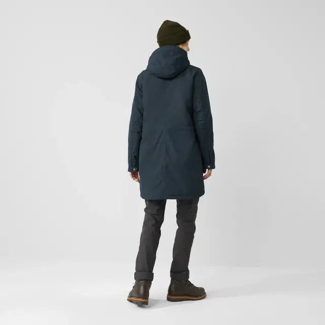 Fjällräven Greenland Winter Parka W L Vinterparkas til dame i Navy 