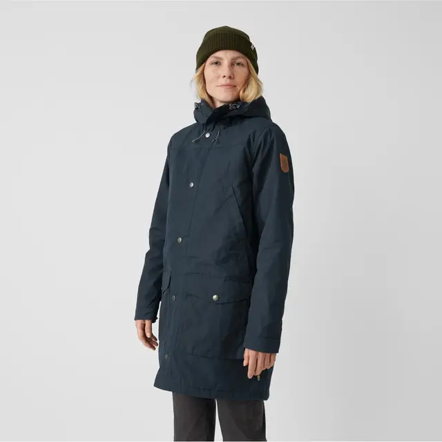 Fjällräven Greenland Winter Parka W L Vinterparkas til dame i Navy 