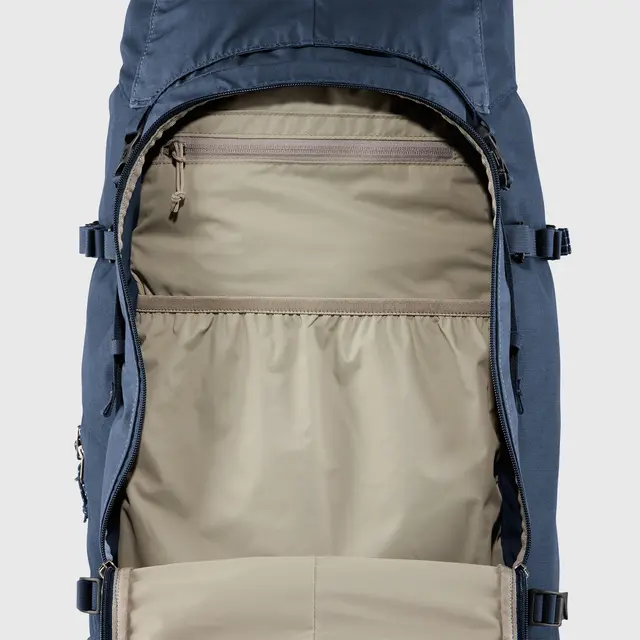 Fjällräven Keb 72 W Black Robust helårssekk med treramme 