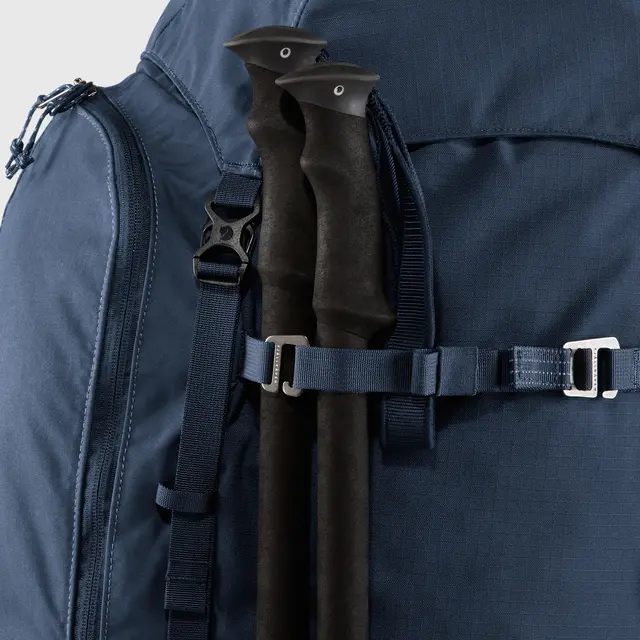 Fjällräven Keb 72 W Black Robust helårssekk med treramme 